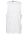 White - High neck slash armhole vest Vests SF Athleisurewear, Must Haves, T-Shirts & Vests Schoolwear Centres