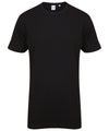 Longline t-shirt with dipped hem