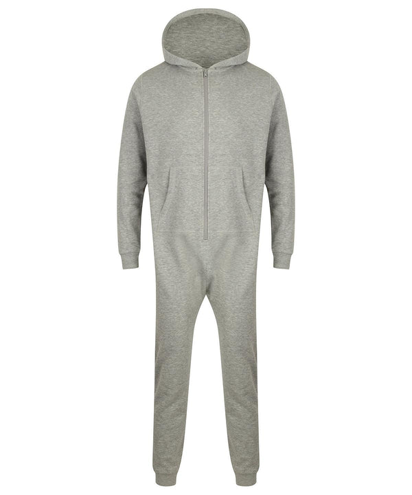 Heather Grey - Unisex all-in-one Onesies SF Lounge & Underwear, Lounge Sets, Rebrandable, Winter Essentials Schoolwear Centres
