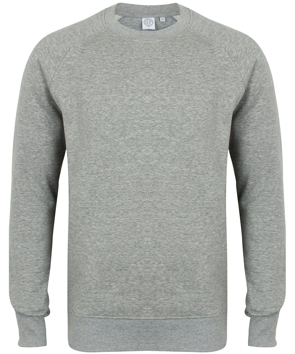 Heather Grey - Unisex slim fit sweatshirt Sweatshirts SF Raladeal - Recently Added, Rebrandable, Sale, Sweatshirts, Women's Fashion Schoolwear Centres