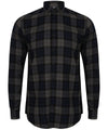 Navy Check - Brushed check casual shirt with button-down collar Shirts SF Checked shirts, Rebrandable, Sale, Shirts & Blouses Schoolwear Centres