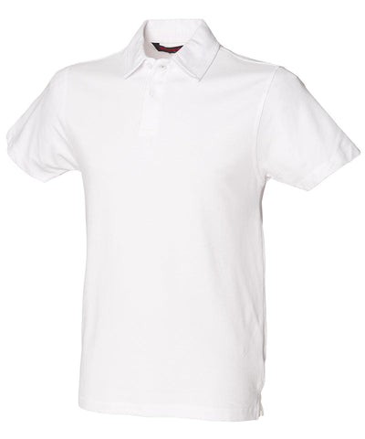 White - Short sleeve stretch polo Polos SF Polos & Casual, Raladeal - Recently Added, Rebrandable, Sale Schoolwear Centres