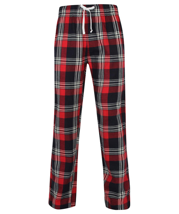 Red/Navy Check - Tartan lounge pants Loungewear Bottoms SF Gifting, Lounge & Underwear, Must Haves, Rebrandable Schoolwear Centres