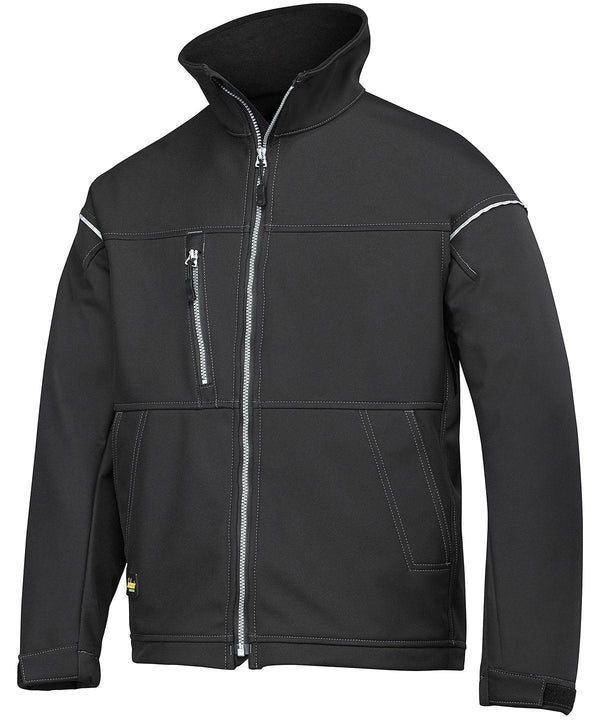 Black - Profiling soft shell jacket (1211) Jackets Snickers Exclusives, Jackets & Coats, Softshells, Workwear Schoolwear Centres