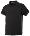 Black/Steel Grey - AllroundWork polo shirt (2715) Polos Snickers Exclusives, Must Haves, Polos & Casual, Safe to wash at 60 degrees, Workwear Schoolwear Centres