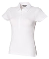 White - Women's short sleeve stretch polo Polos SF Polos & Casual, Raladeal - Recently Added, Rebrandable, Sale, Women's Fashion Schoolwear Centres