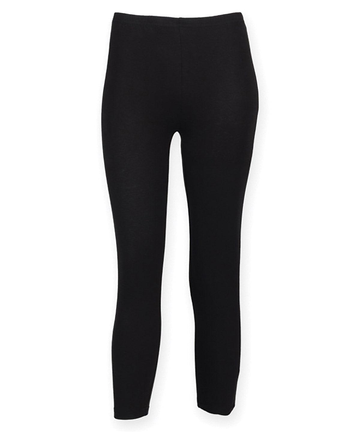 Black - Women's ¾ leggings Leggings SF Fashion Leggings, Leggings, Rebrandable, Sports & Leisure, Trousers & Shorts, Women's Fashion Schoolwear Centres