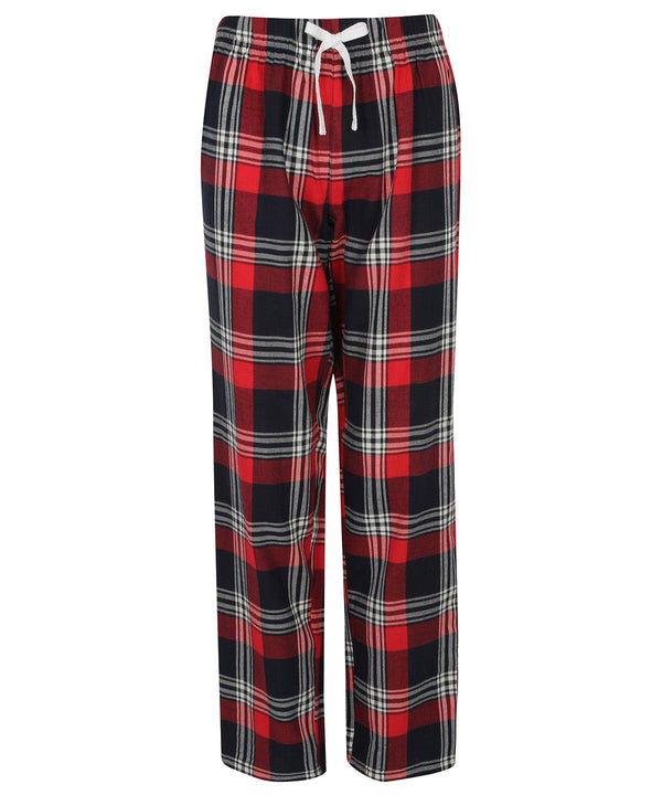 Red/Navy Check - Women's tartan lounge pants Loungewear Bottoms SF Gifting, Lounge & Underwear, Lounge Sets, Must Haves, Rebrandable Schoolwear Centres