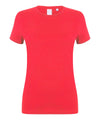 Bright Red - Feel good women's stretch t-shirt T-Shirts SF Must Haves, Raladeal - Recently Added, Rebrandable, T-Shirts & Vests, Women's Fashion Schoolwear Centres