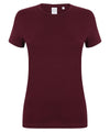 Burgundy - Feel good women's stretch t-shirt T-Shirts SF Must Haves, Raladeal - Recently Added, Rebrandable, T-Shirts & Vests, Women's Fashion Schoolwear Centres