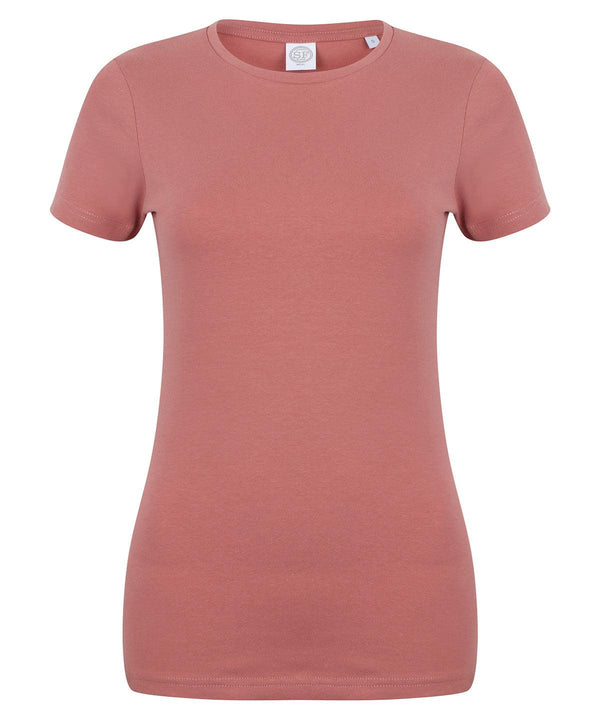 Clay - Feel good women's stretch t-shirt T-Shirts SF Must Haves, Raladeal - Recently Added, Rebrandable, T-Shirts & Vests, Women's Fashion Schoolwear Centres