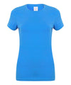 Heather Blue - Feel good women's stretch t-shirt T-Shirts SF Must Haves, Raladeal - Recently Added, Rebrandable, T-Shirts & Vests, Women's Fashion Schoolwear Centres