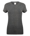 Heather Charcoal - Feel good women's stretch t-shirt T-Shirts SF Must Haves, Raladeal - Recently Added, Rebrandable, T-Shirts & Vests, Women's Fashion Schoolwear Centres