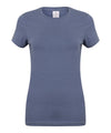 Heather Navy - Feel good women's stretch t-shirt T-Shirts SF Must Haves, Raladeal - Recently Added, Rebrandable, T-Shirts & Vests, Women's Fashion Schoolwear Centres