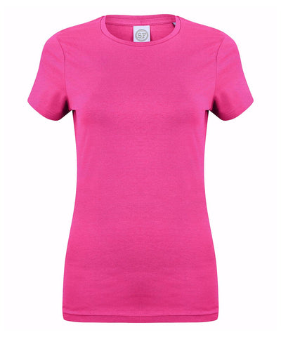 Heather Pink - Feel good women's stretch t-shirt T-Shirts SF Must Haves, Raladeal - Recently Added, Rebrandable, T-Shirts & Vests, Women's Fashion Schoolwear Centres