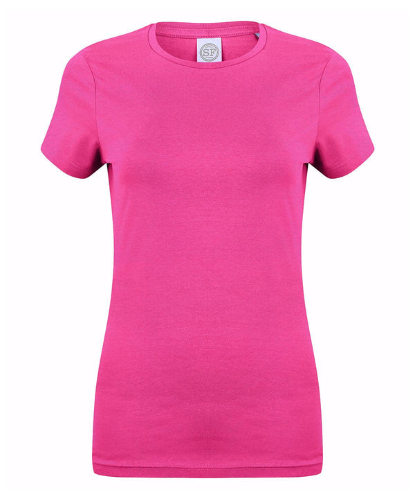 Heather Pink - Feel good women's stretch t-shirt T-Shirts SF Must Haves, Raladeal - Recently Added, Rebrandable, T-Shirts & Vests, Women's Fashion Schoolwear Centres