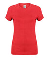 Heather Red - Feel good women's stretch t-shirt T-Shirts SF Must Haves, Raladeal - Recently Added, Rebrandable, T-Shirts & Vests, Women's Fashion Schoolwear Centres