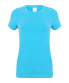 Surf Blue - Feel good women's stretch t-shirt T-Shirts SF Must Haves, Raladeal - Recently Added, Rebrandable, T-Shirts & Vests, Women's Fashion Schoolwear Centres