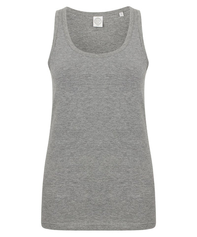 Heather Grey - Women's feel good stretch vest Vests SF Raladeal - Recently Added, T-Shirts & Vests Schoolwear Centres