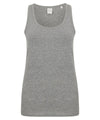 Heather Grey - Women's feel good stretch vest Vests SF Raladeal - Recently Added, T-Shirts & Vests Schoolwear Centres