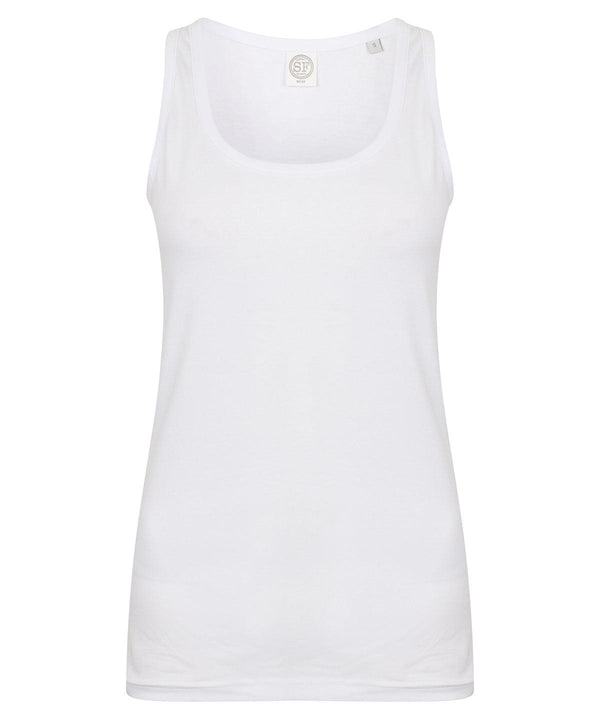 White - Women's feel good stretch vest Vests SF Raladeal - Recently Added, T-Shirts & Vests Schoolwear Centres