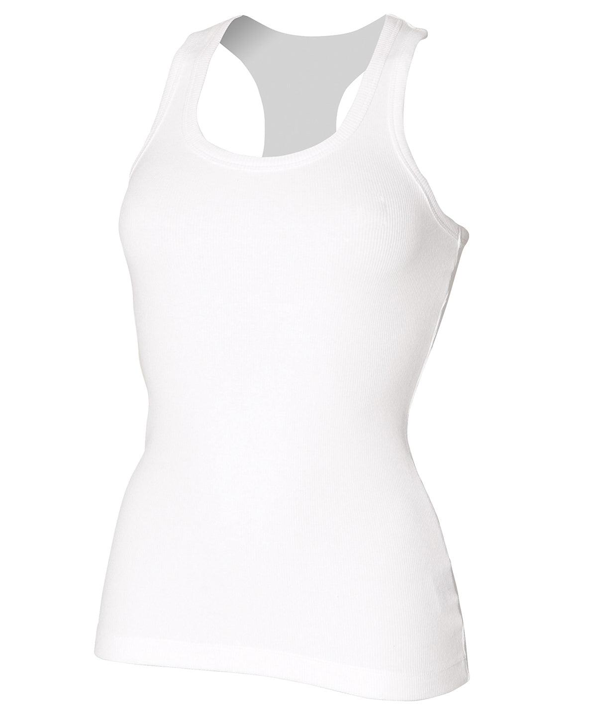 White - Stretch racerback tank Vests SF T-Shirts & Vests, Women's Fashion Schoolwear Centres