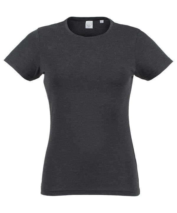 Black Triblend - Women's triblend T T-Shirts SF Longer Length, T-Shirts & Vests, Women's Fashion Schoolwear Centres