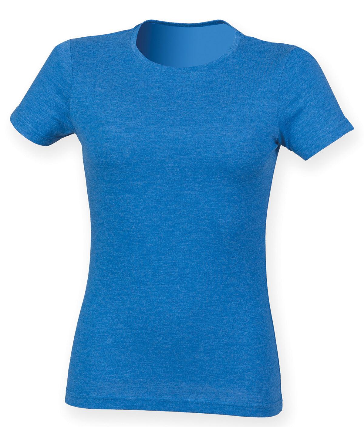 Blue Triblend - Women's triblend T T-Shirts SF Longer Length, T-Shirts & Vests, Women's Fashion Schoolwear Centres