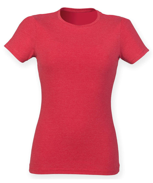 Red Triblend - Women's triblend T T-Shirts SF Longer Length, T-Shirts & Vests, Women's Fashion Schoolwear Centres