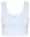 White/White - Women's fashion crop top Vests SF Athleisurewear, Must Haves, Rebrandable, Sublimation, T-Shirts & Vests, Women's Fashion Schoolwear Centres