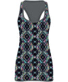 Charcoal/Bright Aztec - Women's reversible workout vest Vests SF Activewear & Performance, Athleisurewear, Rebrandable, Sale, Sports & Leisure, T-Shirts & Vests Schoolwear Centres