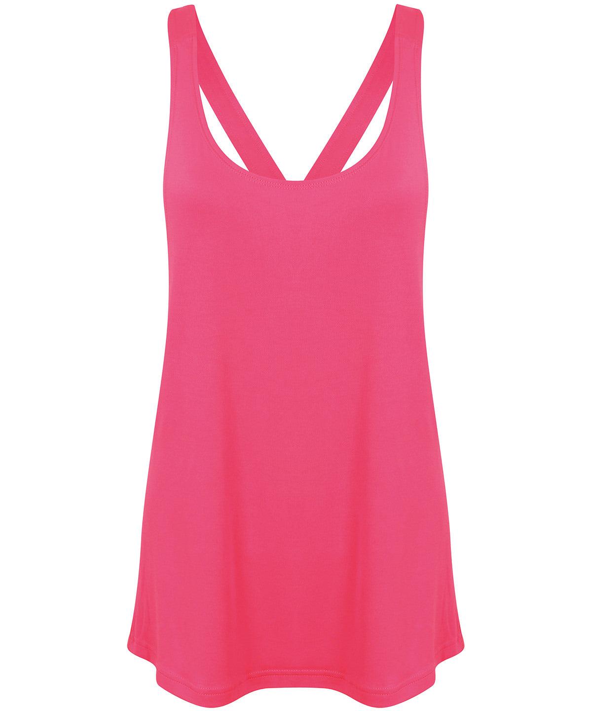 Neon Pink - Women's fashion workout vest Vests SF Back to the Gym, Hyperbrights and Neons, Raladeal - Recently Added, Rebrandable, Sports & Leisure, T-Shirts & Vests, Women's Fashion Schoolwear Centres