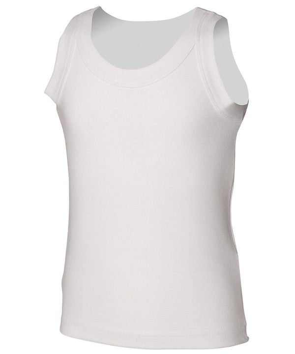 White - Kids tank vest Vests SF Minni Junior, Raladeal - Recently Added, T-Shirts & Vests Schoolwear Centres