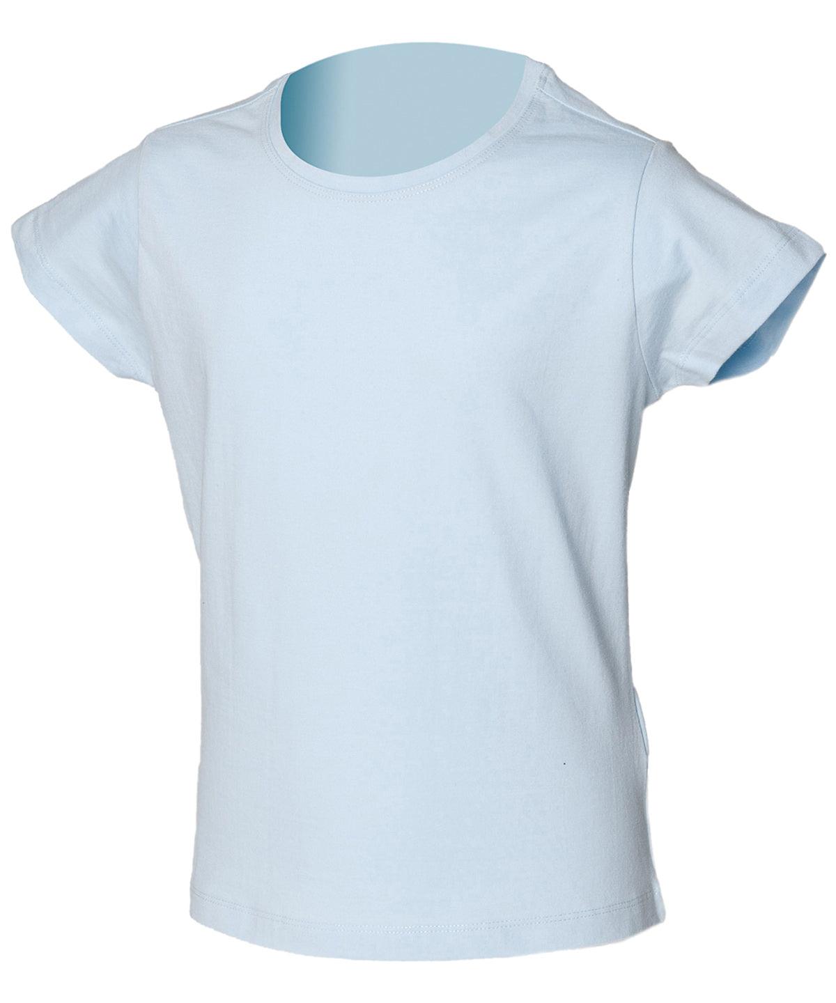 Light Blue - Kids stretch T T-Shirts SF Minni Junior, T-Shirts & Vests Schoolwear Centres