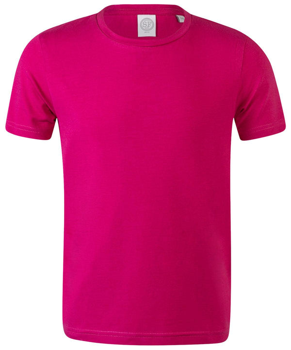 Fuchsia - Kids feel-good stretch T T-Shirts SF Minni Junior, Raladeal - Recently Added, T-Shirts & Vests Schoolwear Centres