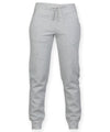 Heather Grey - Kids slim cuffed jogger Sweatpants SF Minni Junior Schoolwear Centres