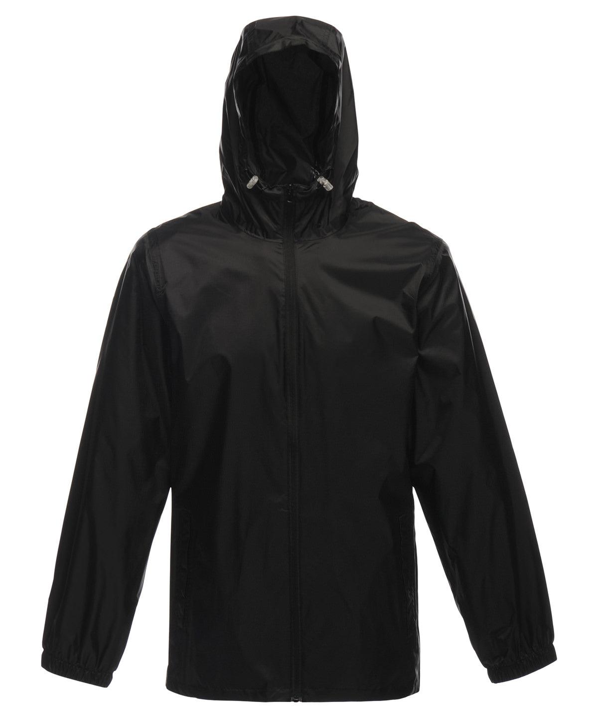 Black/Black - Avant waterproof unisex rainshell Jackets Regatta Professional Jackets & Coats, Plus Sizes Schoolwear Centres