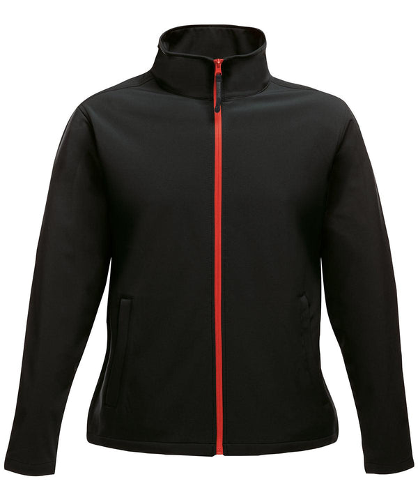 Black/Classic Red - Women's Ablaze printable softshell Jackets Regatta Professional Jackets & Coats, Must Haves, New Colours for 2021, Plus Sizes, Rebrandable, Softshells, Streetwear Schoolwear Centres