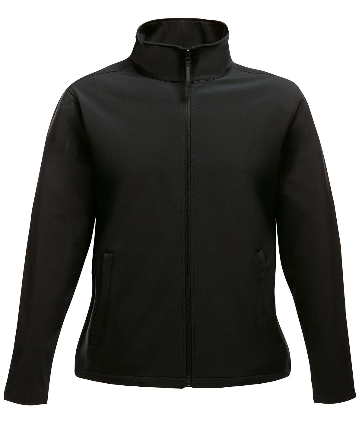 Black - Women's Ablaze printable softshell Jackets Regatta Professional Jackets & Coats, Must Haves, New Colours for 2021, Plus Sizes, Rebrandable, Softshells, Streetwear Schoolwear Centres