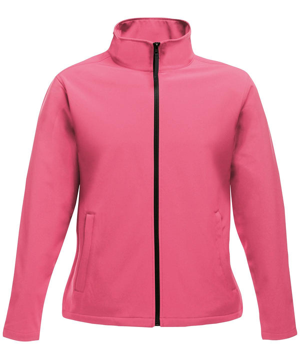 Hot Pink/Black - Women's Ablaze printable softshell Jackets Regatta Professional Jackets & Coats, Must Haves, New Colours for 2021, Plus Sizes, Rebrandable, Softshells, Streetwear Schoolwear Centres