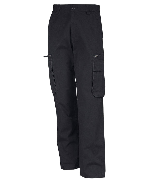 Dark Grey - Multi pocket trousers Trousers Kariban Plus Sizes, Trousers & Shorts, Workwear Schoolwear Centres