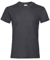 Dark Heather Grey - Girls valueweight T T-Shirts Fruit of the Loom Junior, Must Haves, T-Shirts & Vests Schoolwear Centres