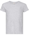 Heather Grey - Girls valueweight T T-Shirts Fruit of the Loom Junior, Must Haves, T-Shirts & Vests Schoolwear Centres