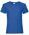 Royal - Girls valueweight T T-Shirts Fruit of the Loom Junior, Must Haves, T-Shirts & Vests Schoolwear Centres