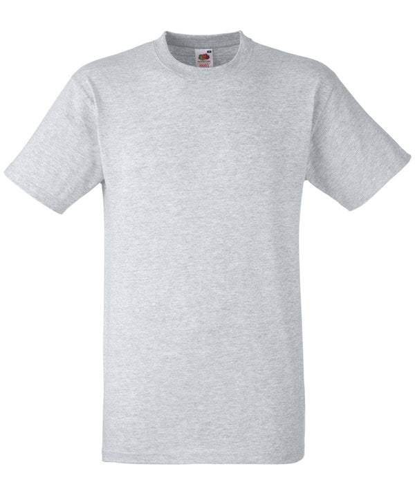 Heather Grey - Heavy cotton T T-Shirts Fruit of the Loom Must Haves, T-Shirts & Vests Schoolwear Centres