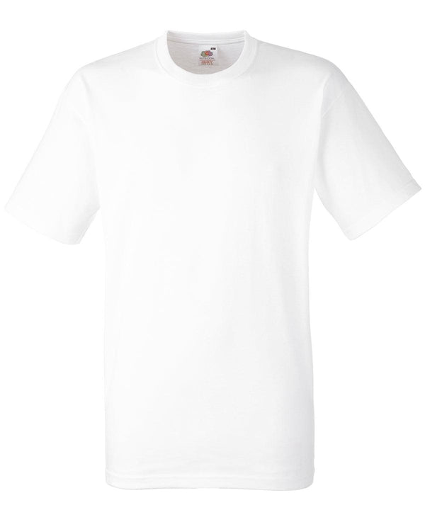 White - Heavy cotton T T-Shirts Fruit of the Loom Must Haves, T-Shirts & Vests Schoolwear Centres