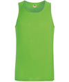 Lime - Performance vest Vests Fruit of the Loom Activewear & Performance, Sports & Leisure, T-Shirts & Vests Schoolwear Centres