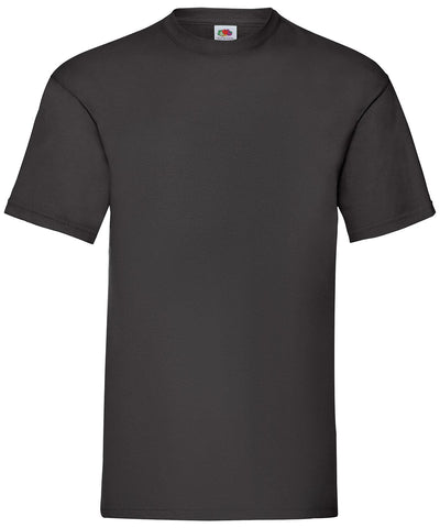 Black* - Valueweight T T-Shirts Fruit of the Loom Must Haves, Plus Sizes, T-Shirts & Vests, Workwear Schoolwear Centres