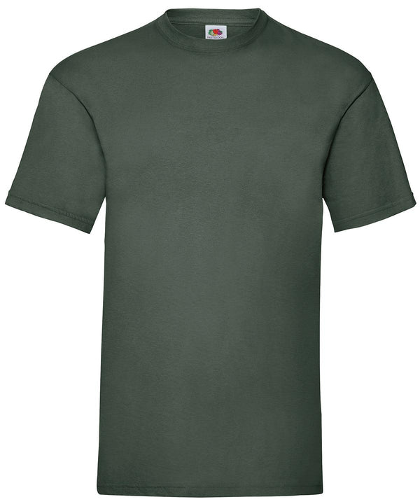 Bottle Green - Valueweight T T-Shirts Fruit of the Loom Must Haves, Plus Sizes, T-Shirts & Vests, Workwear Schoolwear Centres