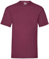 Burgundy - Valueweight T T-Shirts Fruit of the Loom Must Haves, Plus Sizes, T-Shirts & Vests, Workwear Schoolwear Centres